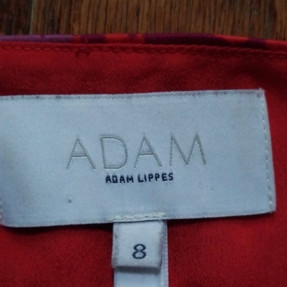 ADAM LIPPES LONG SLEEVE SILK DRESS - Picture 10 of 11